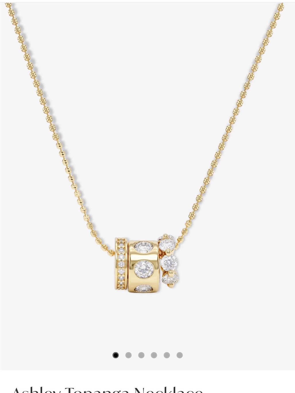 Melinda Maria Ashley Topanga Necklacenib Gold